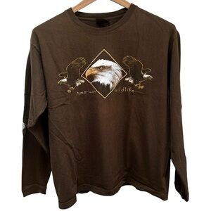 Vintage American Wildlife Eagle tribute from NCC Gold Apparel Men’s SZ XL